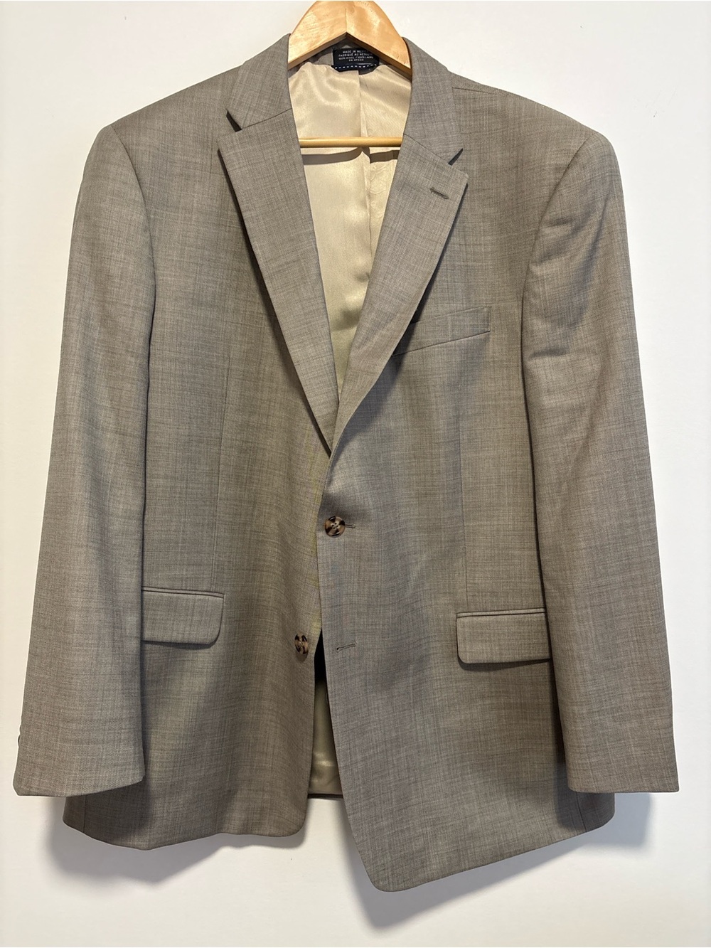 Tommy Hilfiger 100% Wool Blazer Sport Coat Men’s 44R Light Gray